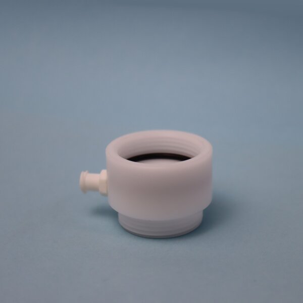 Gas analysis intermediate adapter for permanent breathing tube