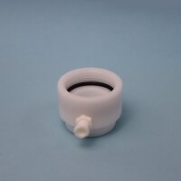 Gas analysis intermediate adapter for permanent breathing tube