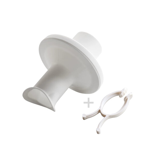 SpiroDef (Mouthpiece) - Noseclip +PFT filter (PU: 100 pcs)