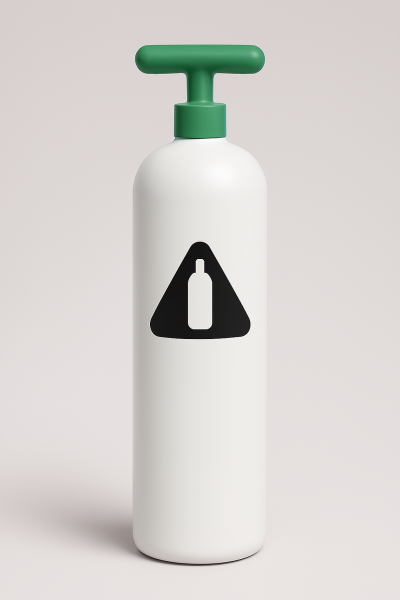 10 l Diffusion Gas (He, CO, rest air) gas for measurement, Calibration and verification