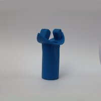 Silicone mouthpiece for adults, blue
