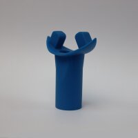 Silicone mouthpiece for adults, blue